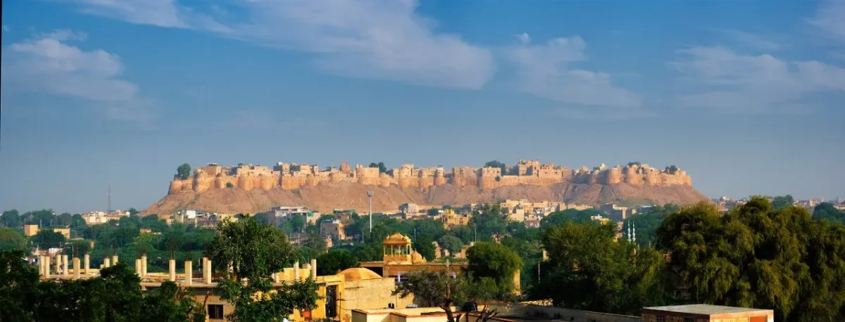 Jaisalmer Fort glowing in morning light